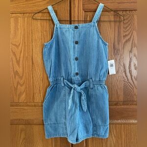 Kids Denim Blue Romper